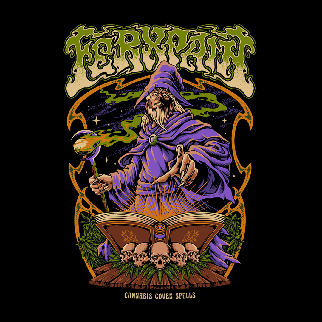 Ferxpain's tweet photo. 🍀Cannabis Coven Spells🍀
Design Available for Sale, dm for info
https://t.co/8rzKyQTYi1
#illustration #artwork   #stonerdoom #fuzz  #stonerart #stonerrock #stonermetal #albumcover #albumartwork #heavypsych #commission #weedian #stonerband #doom  #bandtshirt https://t.co/kVvfOHlUa3