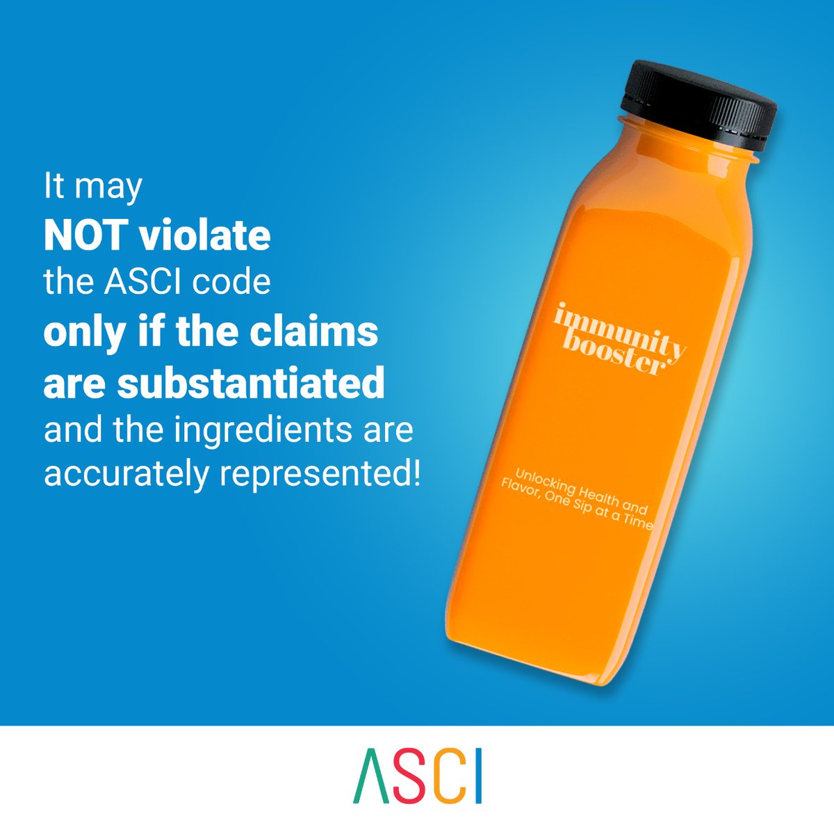 #AdsKaFunda

Brands need to be cautious when making claims in their ads. Slight miscommunication can cause damage to the brand’s reputation.

Remember, an authentic brand image is invaluable.

#ASCI #ResponsibleAdvertising #Brands #TheASCICode #ASCIAcademy #GoodAds