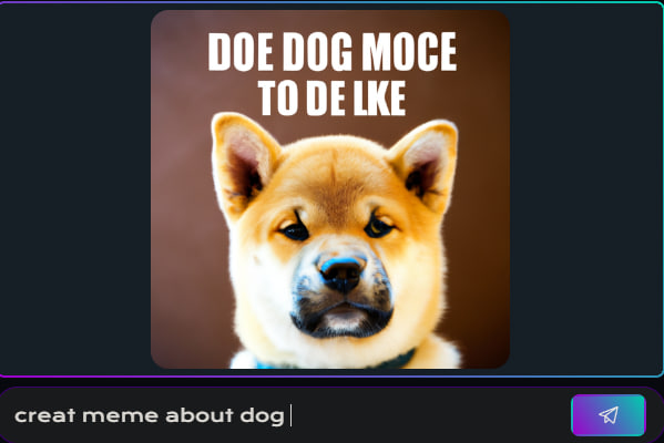SolDoge_AI's tweet photo. U can creat image 

Website : https://t.co/N8ckrlhOJ7 https://t.co/zkoM7hEGfr