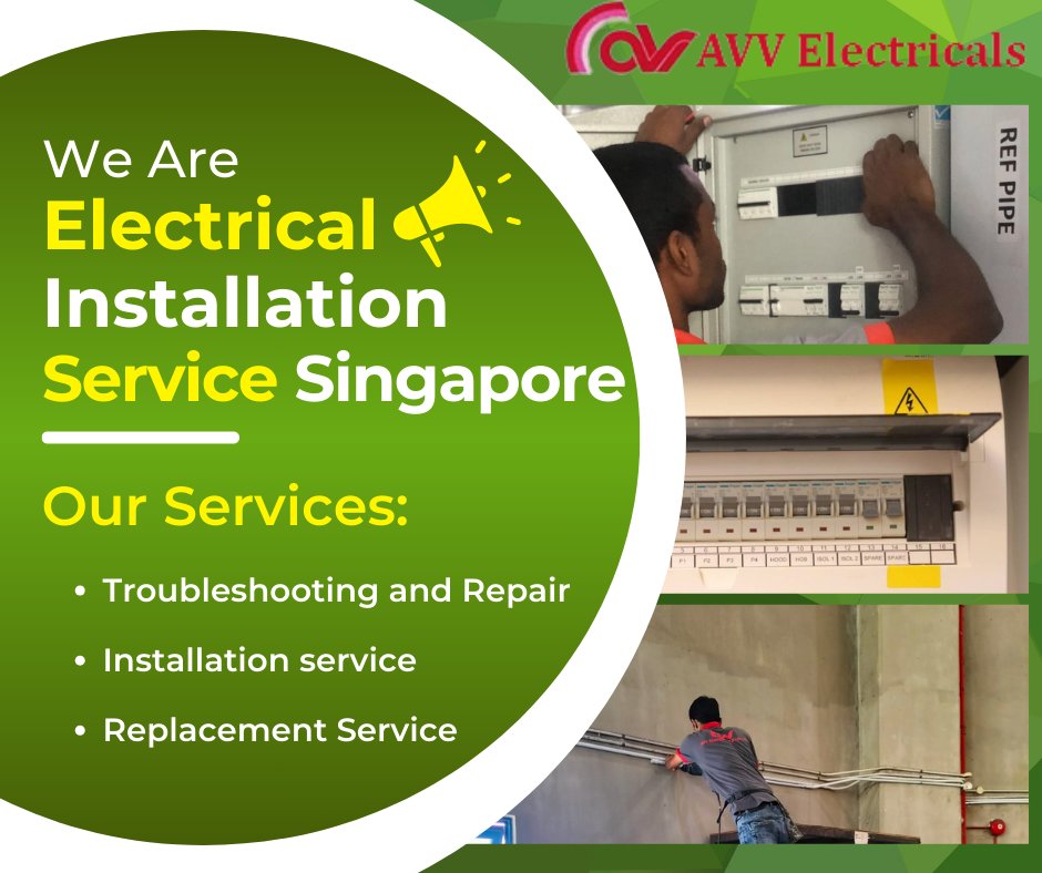 AvvElectrical's tweet photo. Looking for top-quality electrical installation services in Singapore? Our expert team ensures seamless and safe installations for homes and businesses. Contact us for reliable solutions!

https://t.co/HXcpIp0rhY https://t.co/Ifmsj7Trln