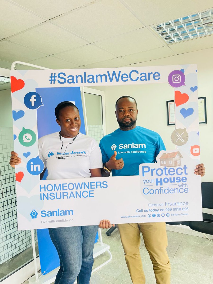 SanlamGhana's tweet photo. Highlights of 14th February day - CARE Month💙💙.
Sanlam General as part of it's CARE Month activities showed our stakeholders what Sanlam value of CARE means by expressing our love in a profound way.
#HappyTeam
#HappyCustomer
#WeCare 💙
#CruiseWithConfidence
#TeamService https://t.co/PZpvPJaNhF