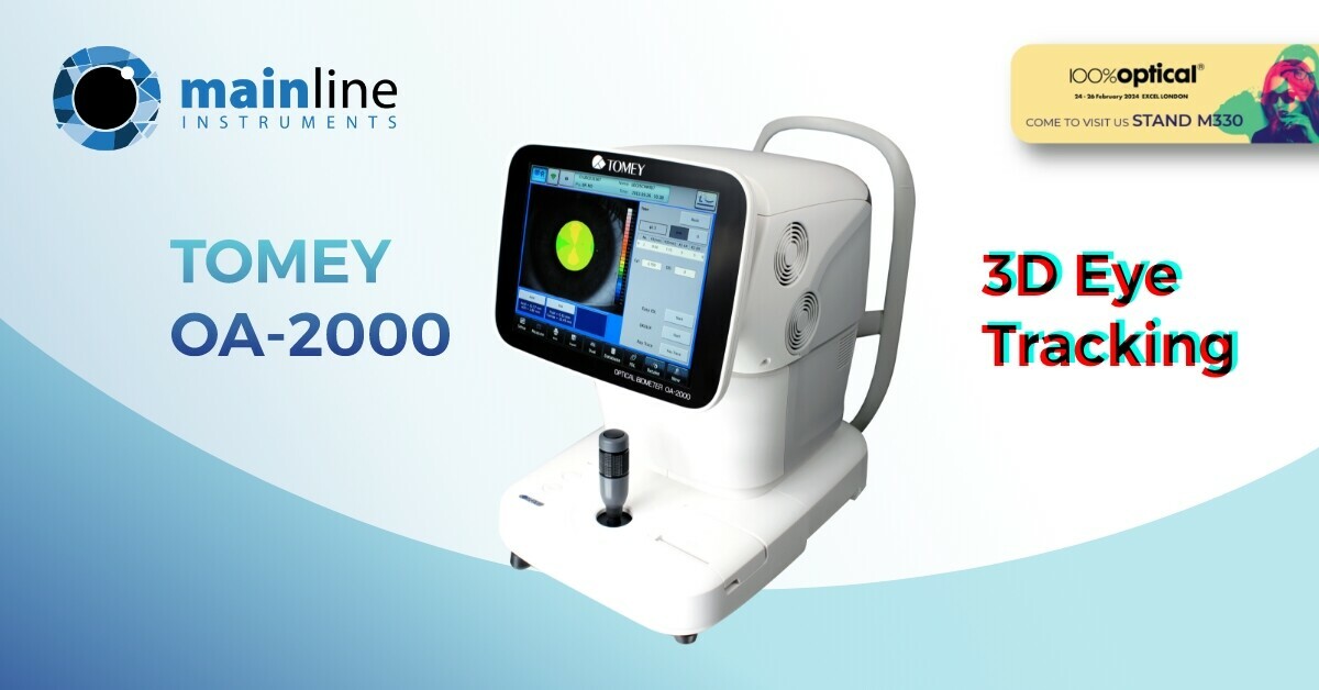 Tomey are consistently pushing the boundaries of innovation and precision.

One such instrument is the Tomey OA-2000.

Explore this product and more at this year's 100% Optical by visiting us STAND M330. 
eu1.hubs.ly/H07jR-_0