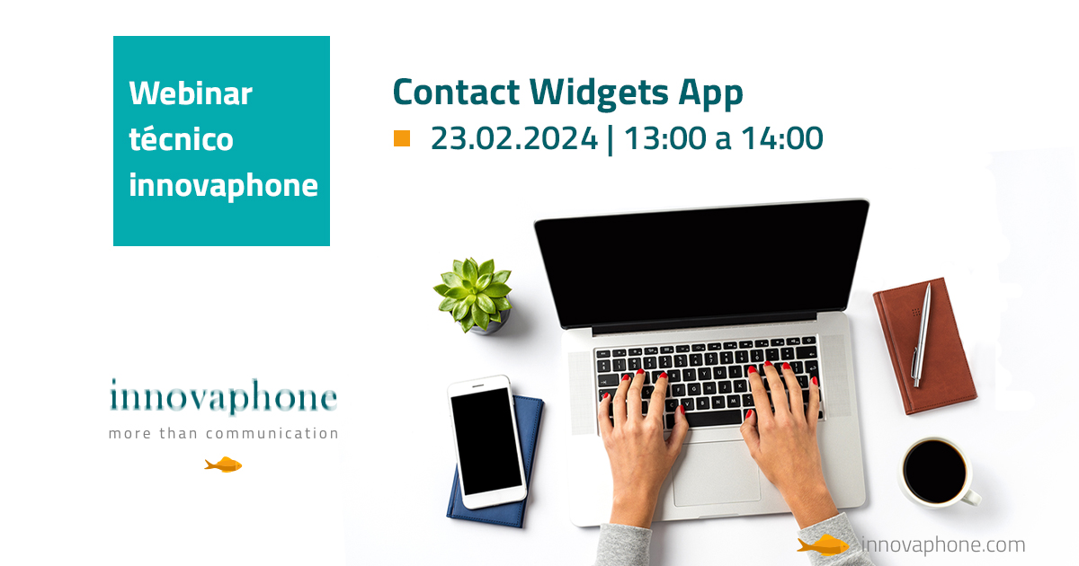 💻#Webinar #innovaphone: 💊Píldoras de tecnología innovaphone
Sesión técnica virtual en conjunto con nuestro distribuidor ITANCIA sobre la configuración de los Contact Widgets innovaphone.
loom.ly/sTmg0Pg