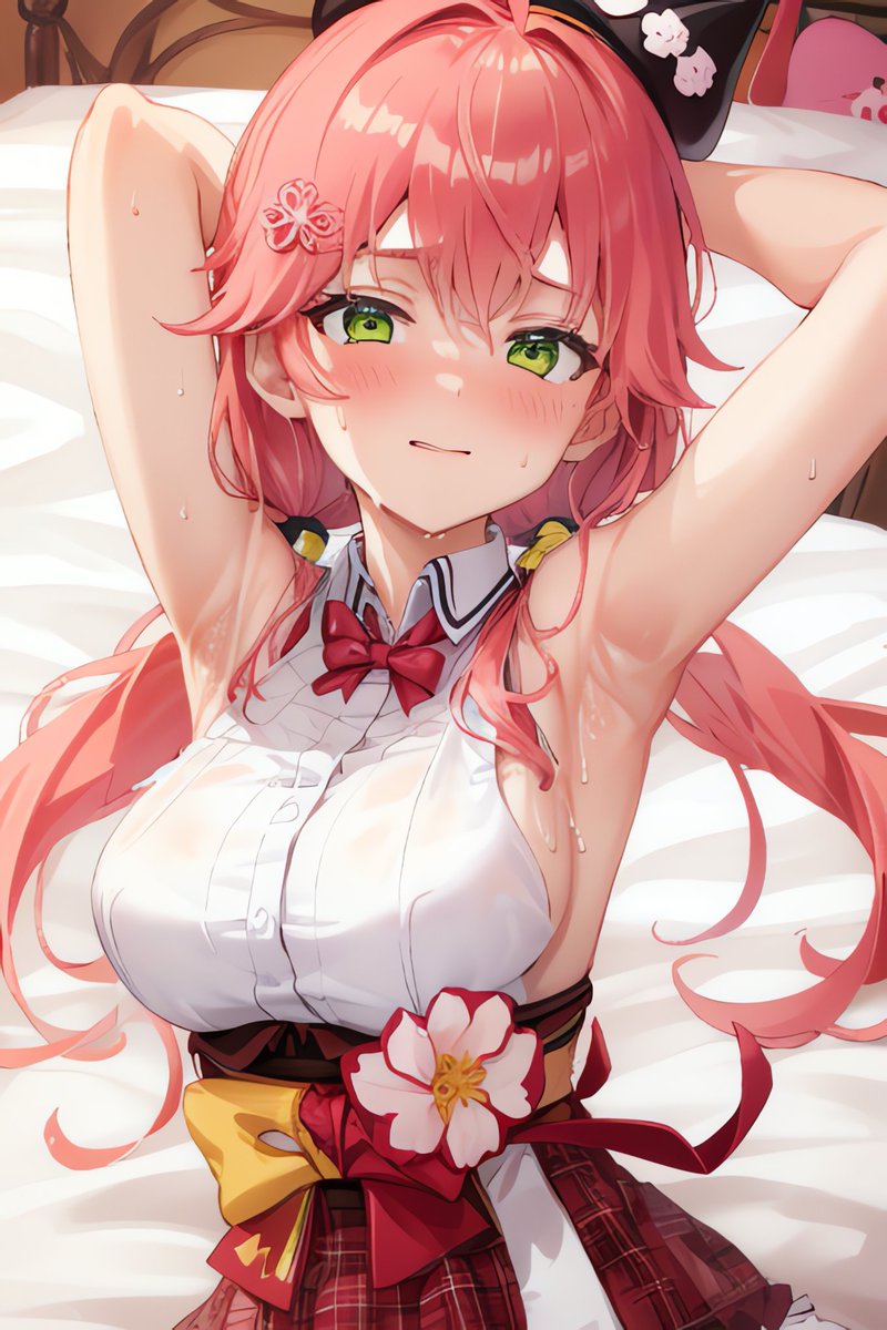 さくらみこ ,さくらみこ(私服衣装) 「 #miko_Art 」|藤原ひまわり🌻 Himaのイラスト
