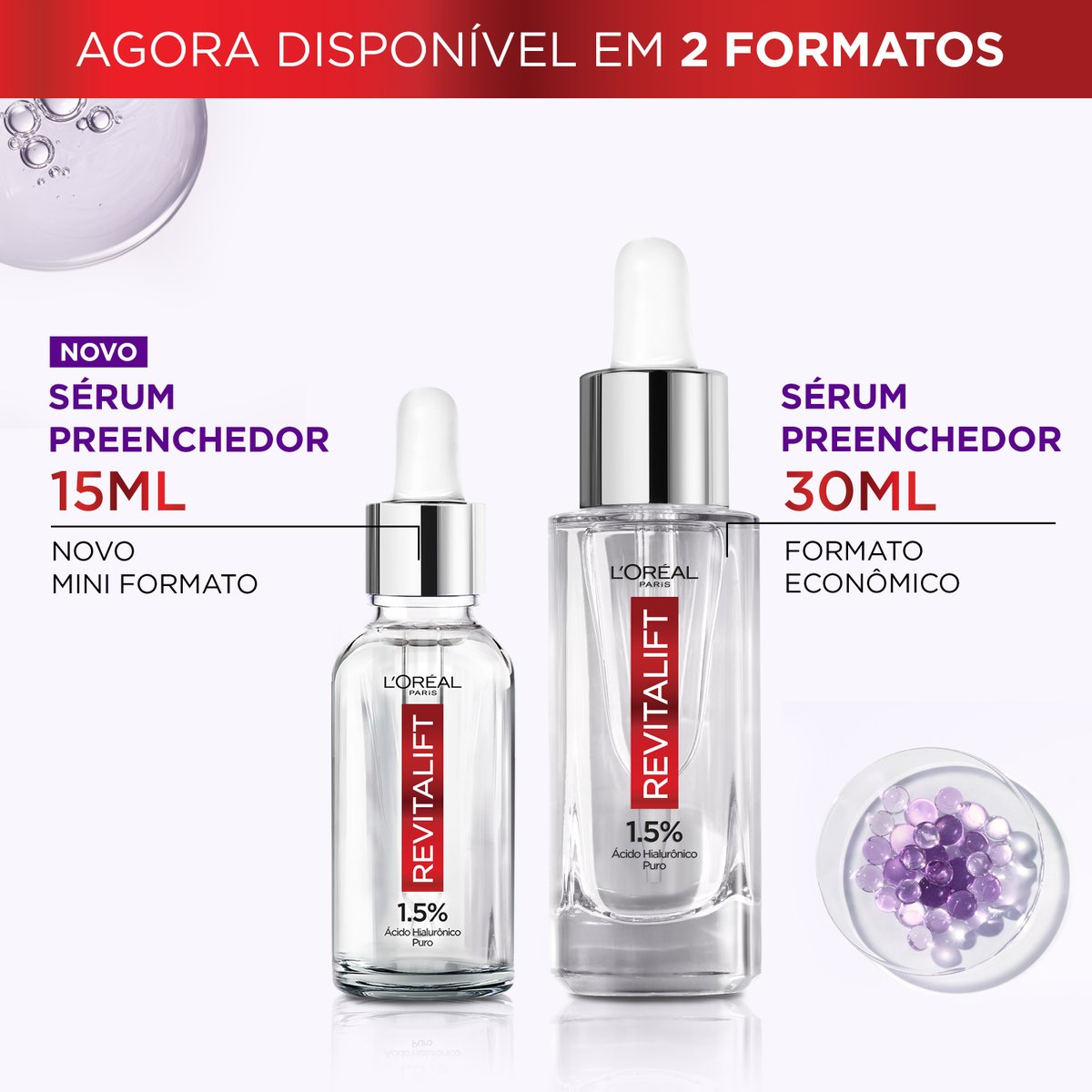 Você sabia que temos séruns para todas as ocasiões 😎 e, com a mais alta concentração de ácido hialurônico. Temos de 15ml e 30ml.
Você pode levar o Sérum Preenchedor para qualquer lugar e manter a sua skincare em dia. ✨💫
#LOrealParisSkincare #LOrealParis #RevitaliftHialurônico