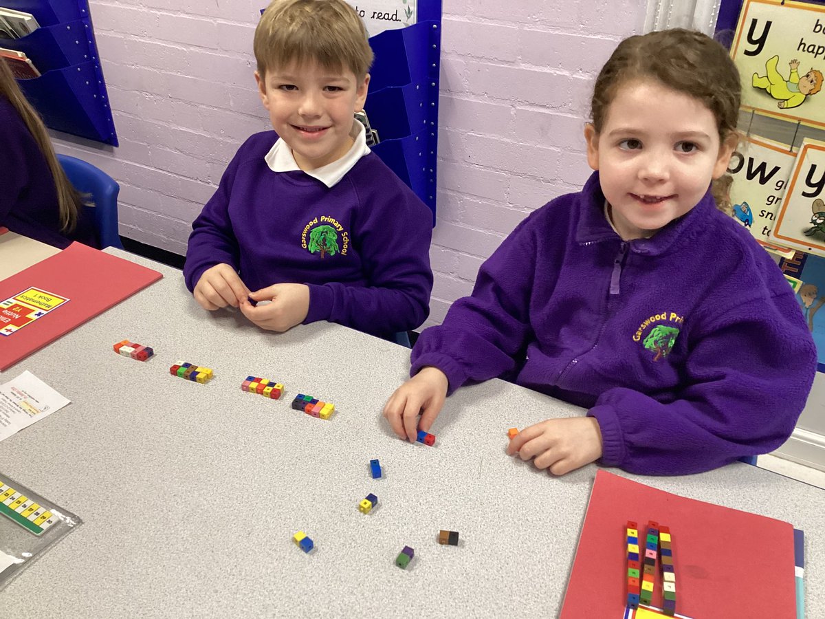 Welcome back to y2 who have thrown themselves into making equal groups to count large amounts of objects @GarswoodPrimary