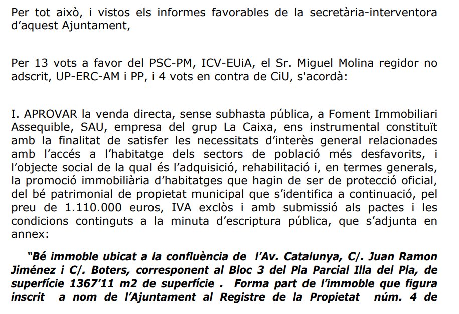 destapemlacaixa's tweet image. L'ajuntament de @palauplegamans va vendre el sòl de la promoció de @caixabank a dit. Ara el banc vol cancelar els lloquers "assequibles", expulsar les veïnes  i privatitzar 30 pisos construits amb subvencions públiques.

#PalausolitàiPlegamans #PsiP
#EnsQuedem #HPOPúblicISocial