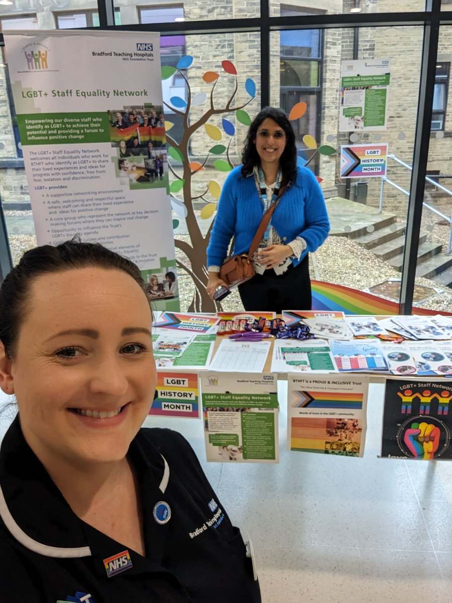 Come and see us @Sonia_Sarah1 @BTHFT let's chat about the LGBT + staff equality network. Sign up and join the network to help raise the profile