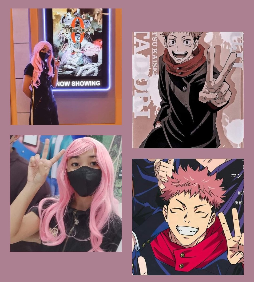 mariarizecc's tweet photo. Yuji Itadori Femme Version Low-cost Cosplay 😅

These were taken during the time the film was shown in PH Cinemas 😁

#JJK
#jjk0 
#yujiitadori 
#yujiitadoricosplay

@Jujutsu_Kaisen_ @MAPPA_Info https://t.co/nBIm2dXLKl