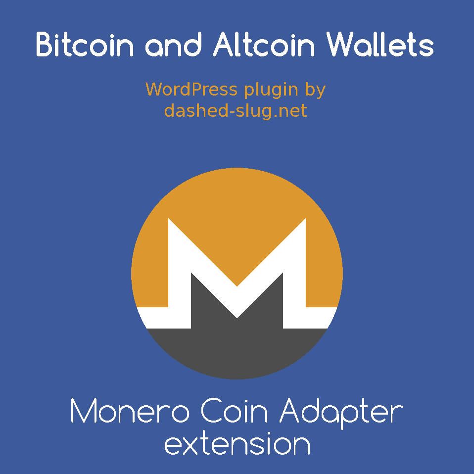 DashedSlug's tweet image. Slightly improved error reporting in version 2.0.1 of the #Monero Wallet adapter extension for the #Bitcoin and #Altcoin Wallets free #WordPress plugin.

dashed-slug.net/bitcoin-altcoi…