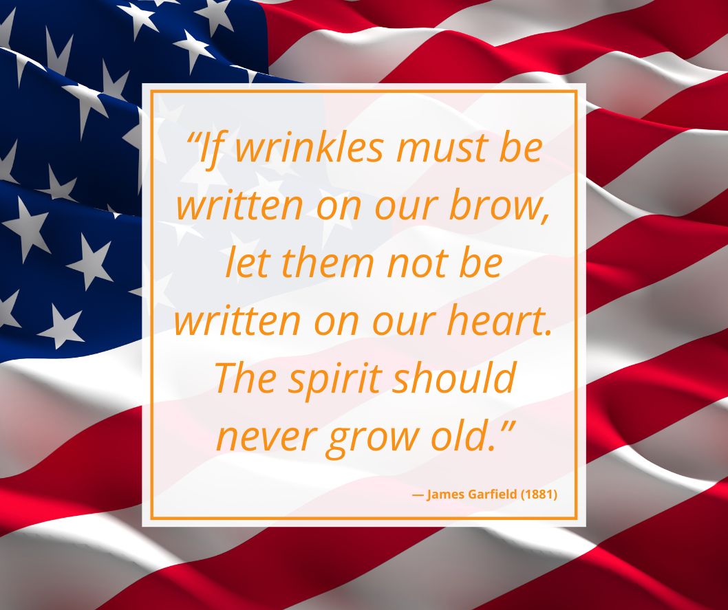 junoactive's tweet image. 🎩 Happy Presidents' Day! 📜 And from the treasure trove of presidential wisdom, here's a little gem to spark your thoughts, courtesy of the 20th Commander in Chief, James A. Garfield. 

#PresidentsDay #PresidentialWisdom #JunoActive