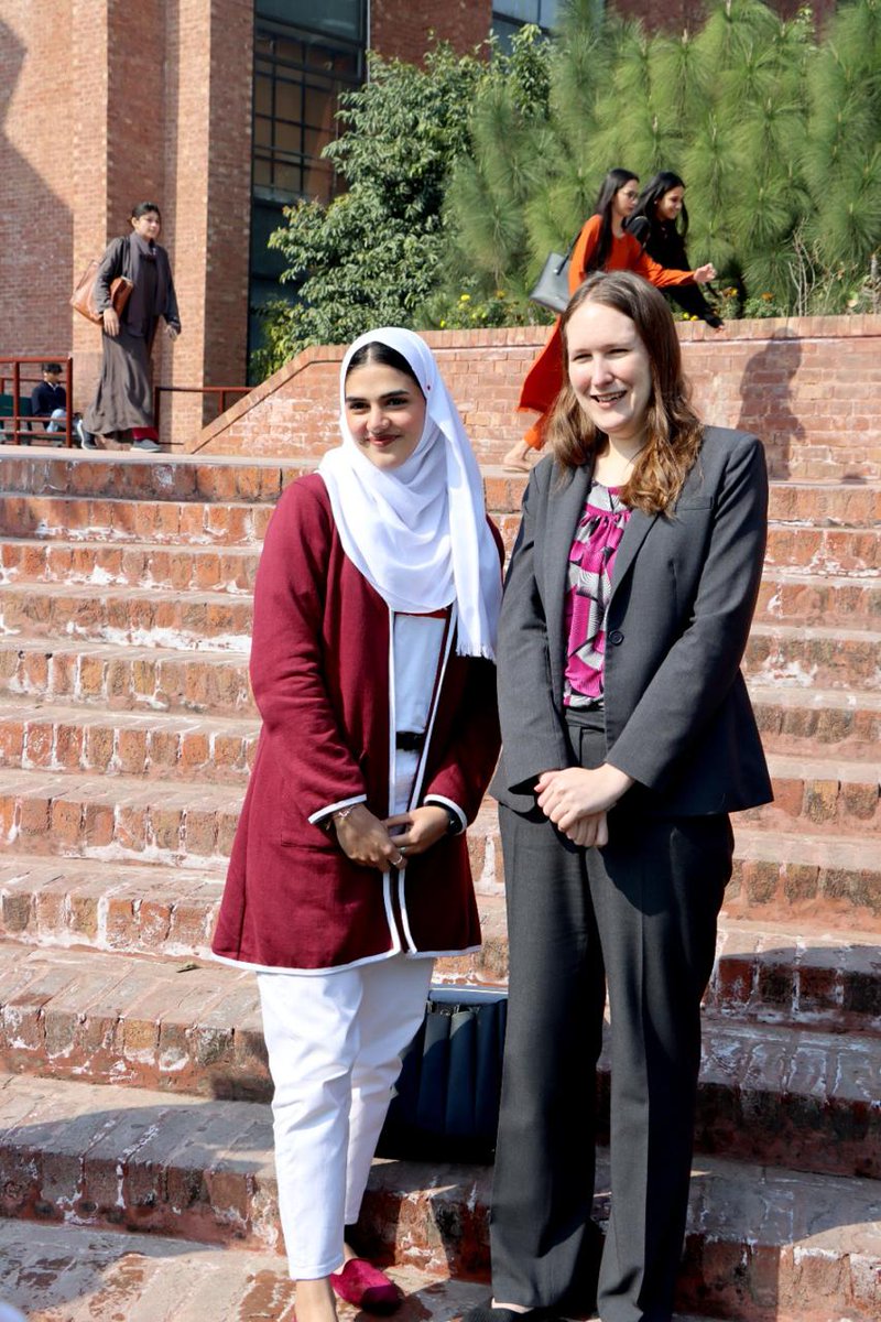 The U.S. Consul General, Ms. Kristin K. Hawkins, recently paid a visit to @bnulahore. She provided valuable insights into educational opportunities in the United States, with a special focus on the prestigious #Fulbright program. Read More: tinyurl.com/3j62rx97 @USCGLahore