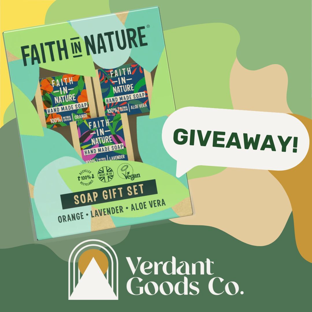 🌿 GIVEAWAY ALERT! 🌿 

Win a @FaithInNature Soap Bar Gift Set with @VerdantGoodsCo! 

Sustainable living starts here 🌱🍊

1️⃣ Follow @VerdantGoodsCo
2️⃣ RT & like this tweet ❤️
3️⃣ Tag 2 eco-friendly pals 🌍

#EcoFriendly #Giveaway