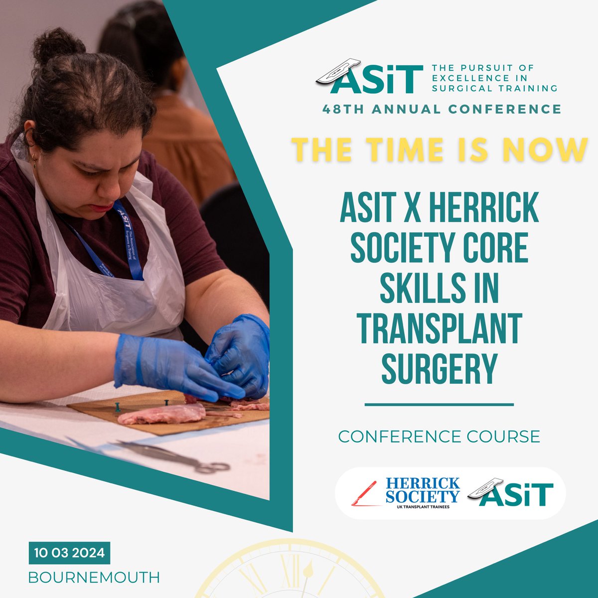 🫘🔄👩🏽‍🦲 ASiT x Herrick Society Core Skills in Transplant Surgery Course🫀🔄🧑🏻‍🦰

Can’t say no to a course on anti-rejection now, can you? 

Back at #ASiT2024 for its second year, our transplant course promises delegates the perfect opportunity to learn about the principles of organ