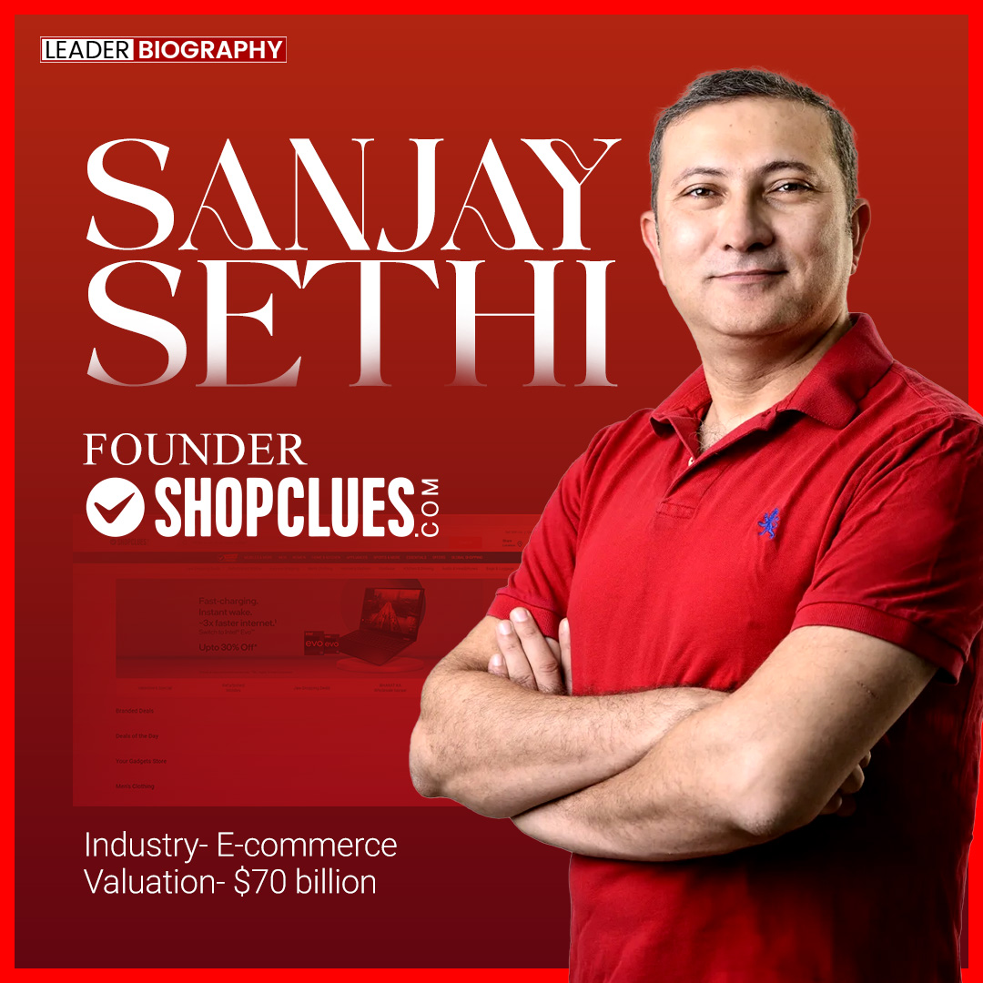 BiographyLeader's tweet photo. Sanjay Sethi is a mechanical engineer and Internet #entrepreneur. In 2011, he co-founded @shopclues Seller, a Gurgaon-based online marketplace for unbranded goods. He is currently the #CEO of the company which he founded with a friend after quitting @ebay. https://t.co/C0T9nXlIOP