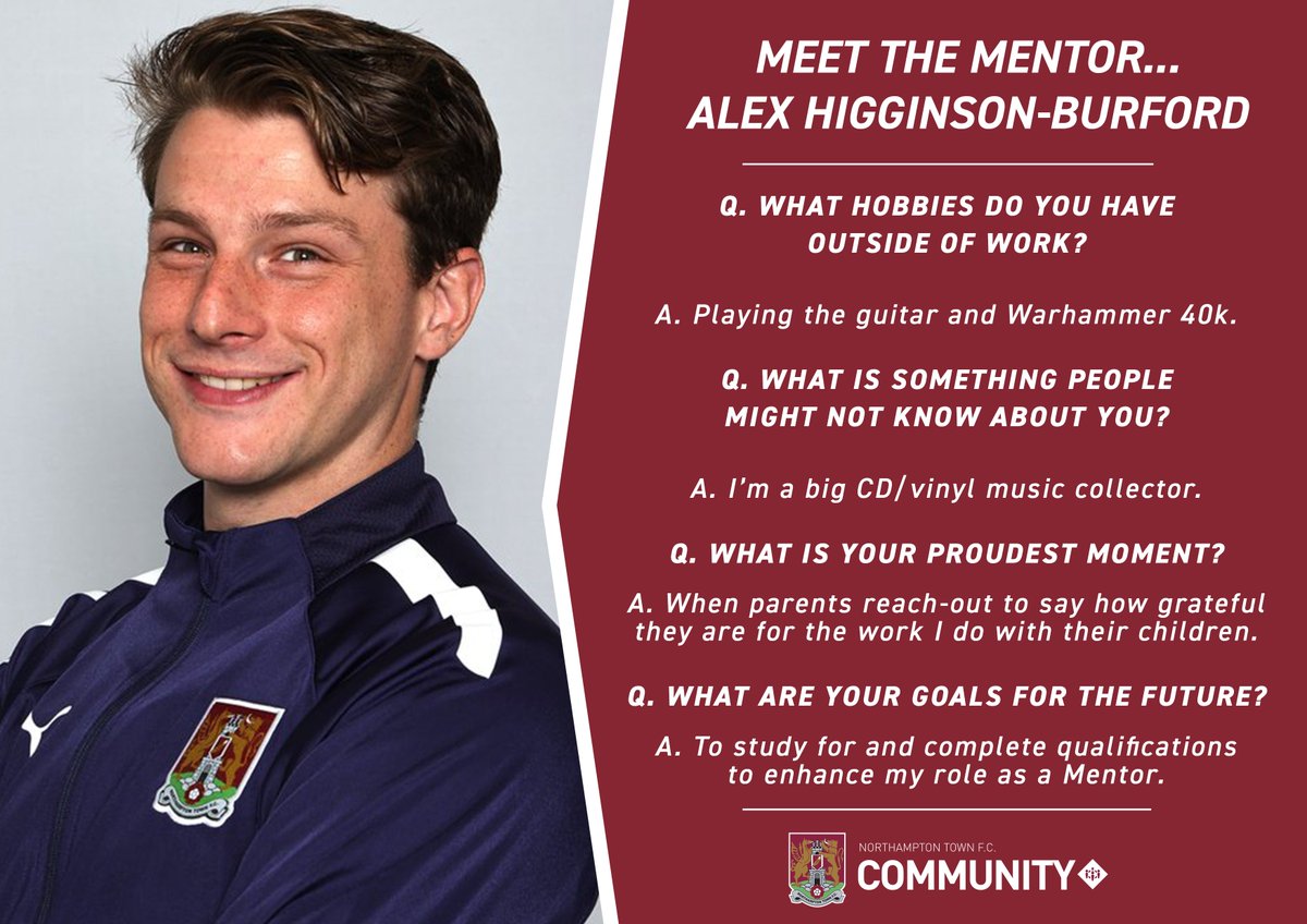 NTFC_CT's tweet photo. 🏫 Alex Higginson-Burford is a popular figure at the Community Trust.

Get to know another of our Education and Sport Mentors!

For more information about becoming a partner school, go to https://t.co/IA6zft9YYz.

#ConnectingCommunities | #ShoeArmy 👞 https://t.co/bAnYF80aTt