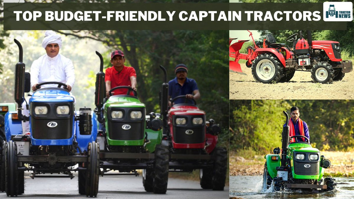 SunehaMishra's tweet image. Top Budget-Friendly Captain Tractors for Indian Farmers in 2024: Know The Price
#captaintractors #Tractor #Farmers #agriculture #Machine #budgettractors #lowbudgettractors 
tractornews.in/articles/top-b…