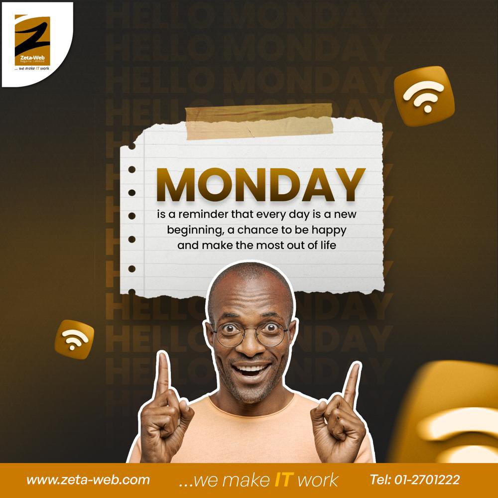 zetawebnigeria's tweet photo. Make Today COUNT!
Happy New Week✨🤎
#Motivationalmonday #happynewweek #newbeginning #opportunities #courage #focus #thrive #inspirationalquotes #growth #progressivemindset #tech #ZNL #IT #ZBS #informationtechlogy https://t.co/pLcEGvusd7