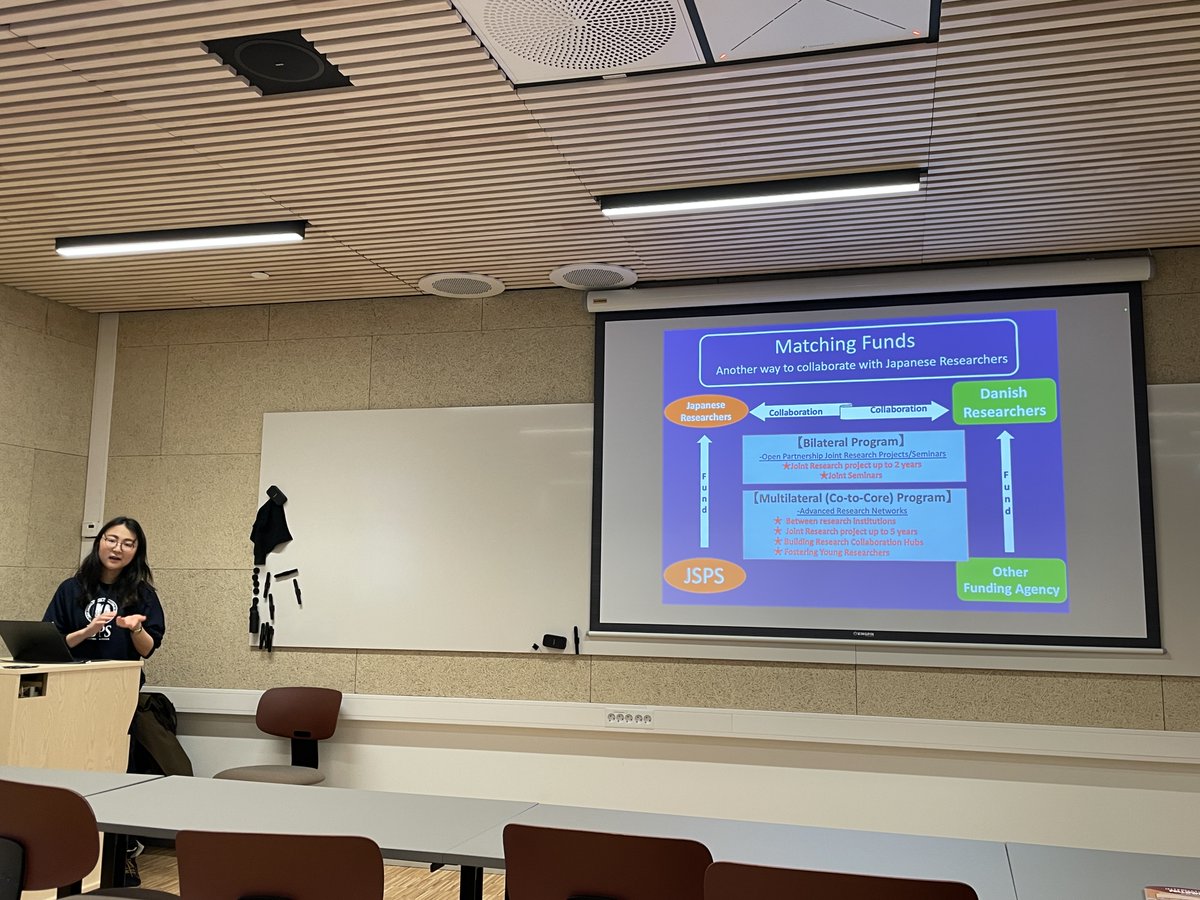 rothkopfAK's tweet photo. We continue at the #NJAN 2024 network meeting at @UiB with a welcome address by @jsps_stockholm containing a great overview of different @jsps_sns fellowships for postdocs and staff for research stays in Japan. The network thanks for the generous support of the 2024 meeting. https://t.co/FxozM9e5Fb