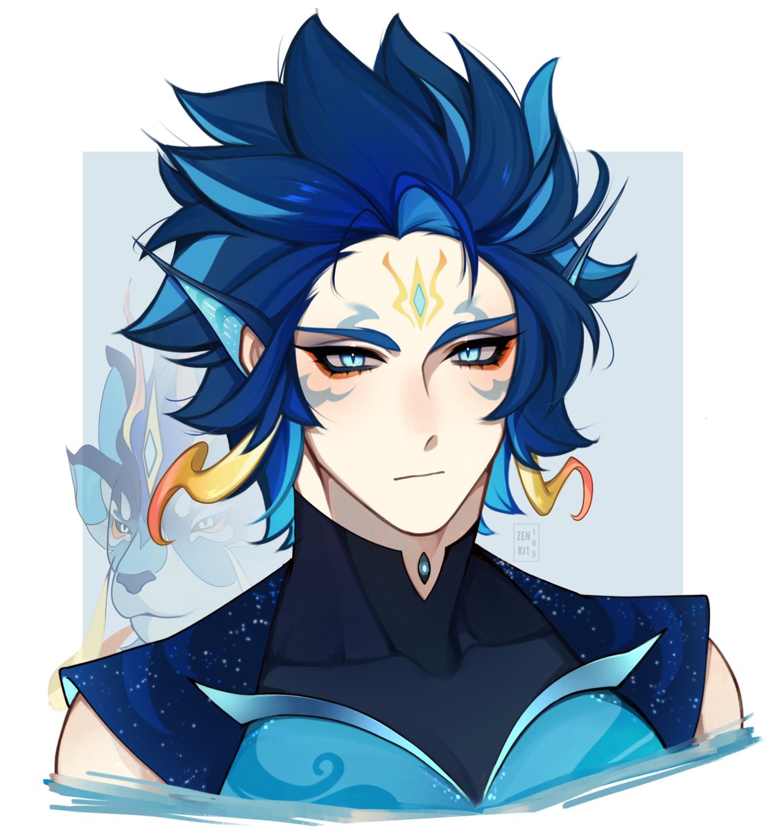 ZenK105's tweet photo. Lingyuan human form❤
P.s adepti Yuri
#GenshinImapact #conceptart https://t.co/Gr0aqeAo86