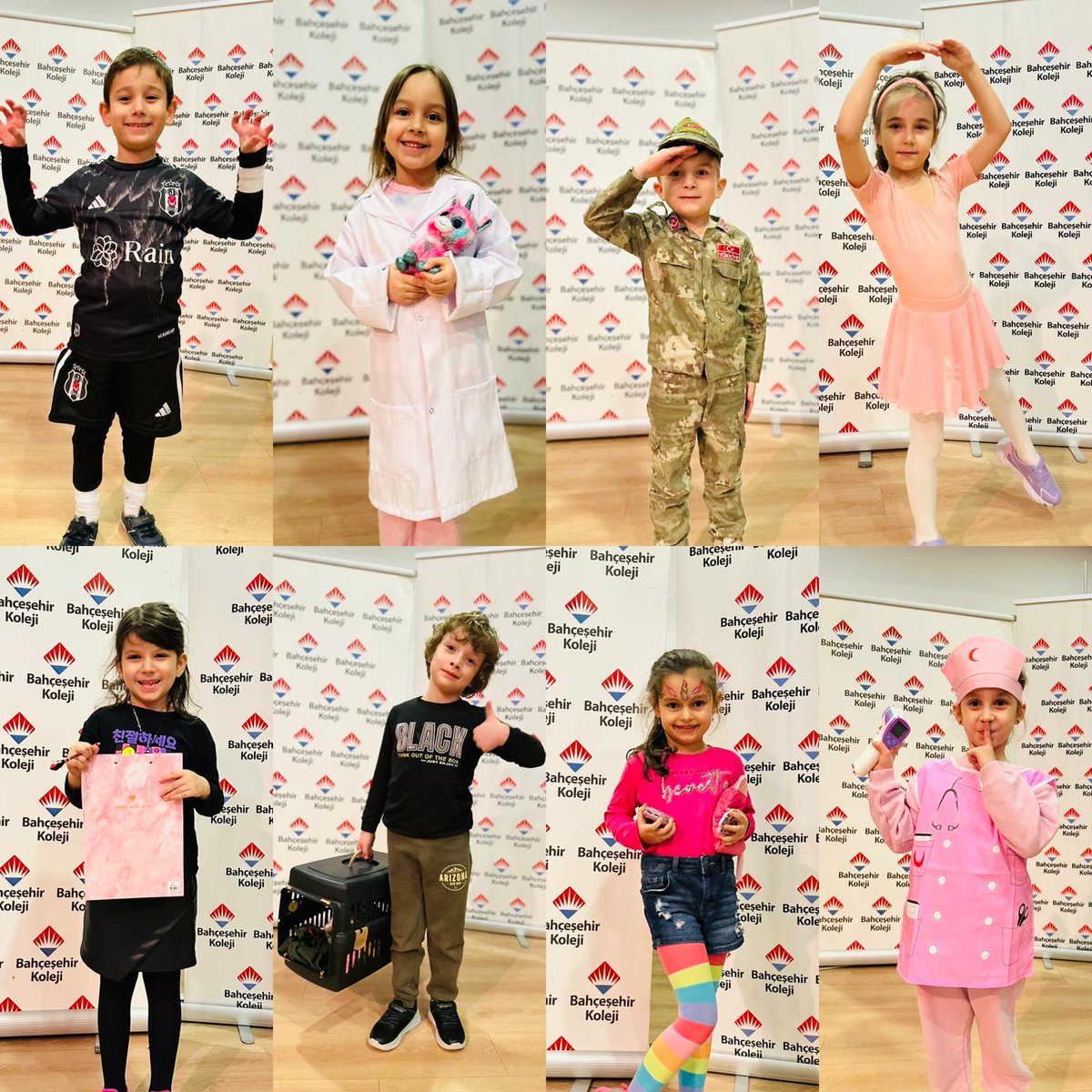 BK_Luleburgaz's tweet photo. Okul öncesi 5 yaş Sarı ve Mavi Sınıf öğrencilerimiz “Meslekler” teması kapsamında hayal ettiği mesleği ve o mesleğin kullandığı özel kıyafetleri araç-gereçleriyle tanıttı ve toplumda farklı rollere sahip kişiler olduğunu yaparak, yaşayarak öğrendi. ‍⚕👩🏽‍🏫👨‍🚒👩🏽‍🌾👩‍💻 https://t.co/vlfY33ZNoW