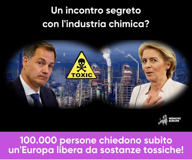 💥 Negli oggetti che usiamo ogni giorno sono presenti livelli elevati di sostanze chimiche pericolose chiamati PFAS, che provocano infertilità e malformazioni fetali. 🇪🇺 <a href="/alexanderdecroo/">Alexander De Croo 🇺🇳</a>, <a href="/vonderleyen/">Ursula von der Leyen</a> vieta subito i PFAS #BanPFAS wemove.eu/NoPFAS