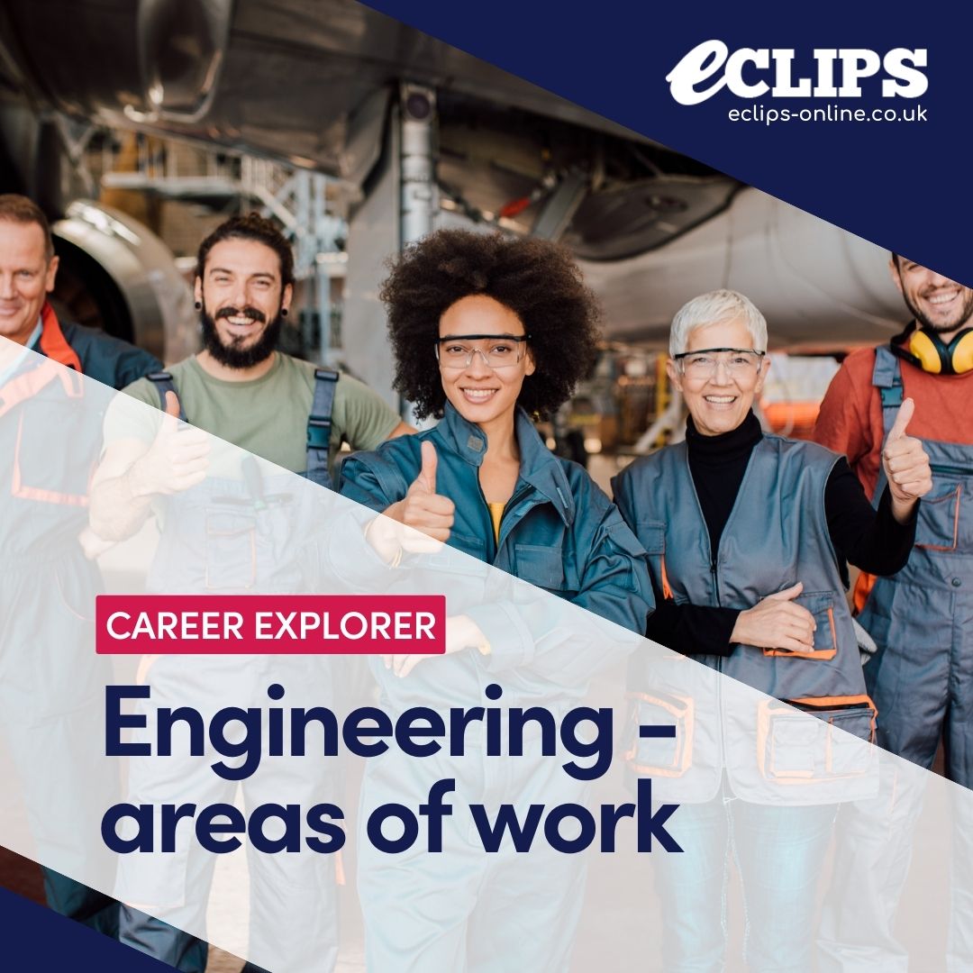 🧐 In 2021 there were over 6 million engineering jobs in the UK: 19% of the workforce. Engineering is a vast career area with a many jobs available. This leaflet provides an overview to help you consider which area might suit you:
eclips-online.co.uk/leaflet/G_00
#EngineeringCareers