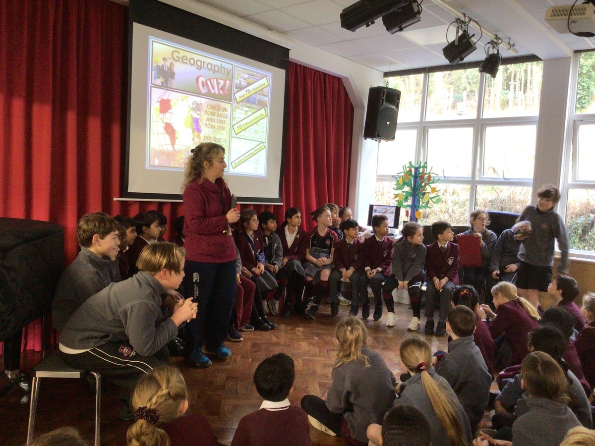 Prep took part in a geography bee. The questions covered a range of topics, from flags to capital cities, mountains to rivers. A big well done to all who took part 🌎🗺️ #MyCaterham #CaterhamPrep