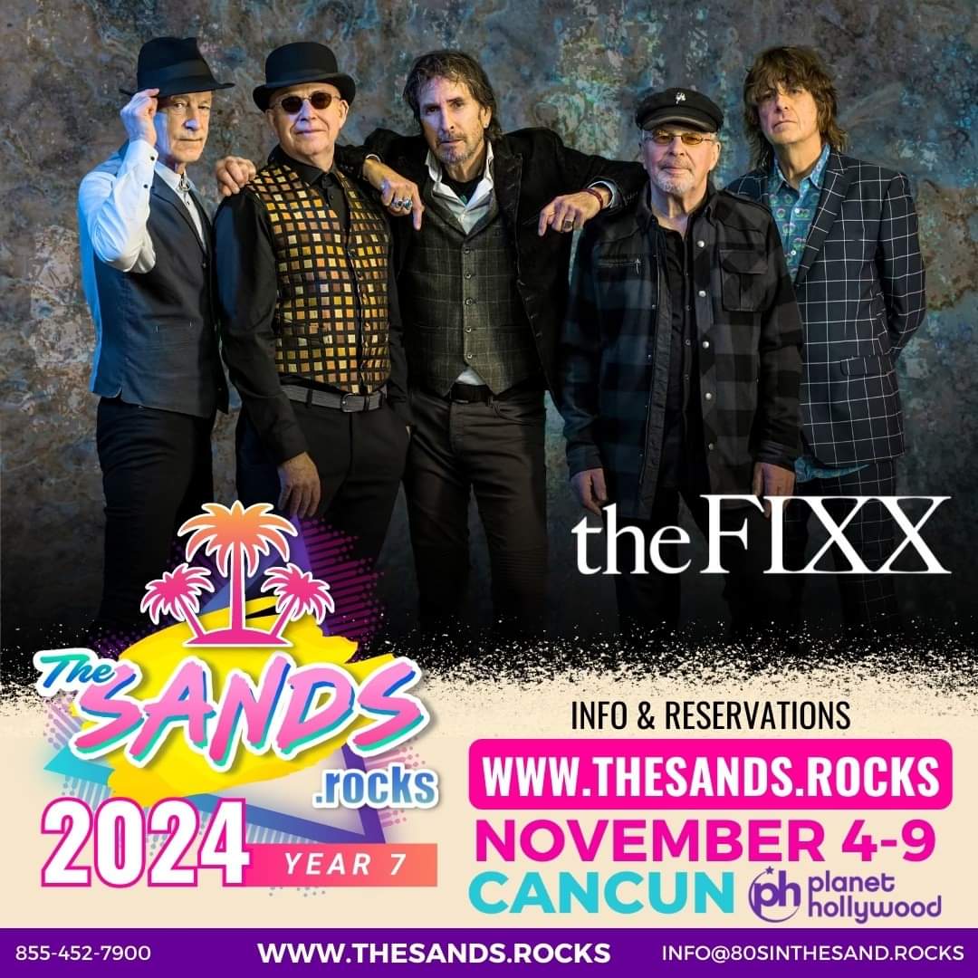 Welcome THE FIXX <a href="/FixxOnline/">The Fixx</a> to Year 7 of TheSANDS.ROCKS! Are you ready for the best week of your life? Book now! #thesandsrocks