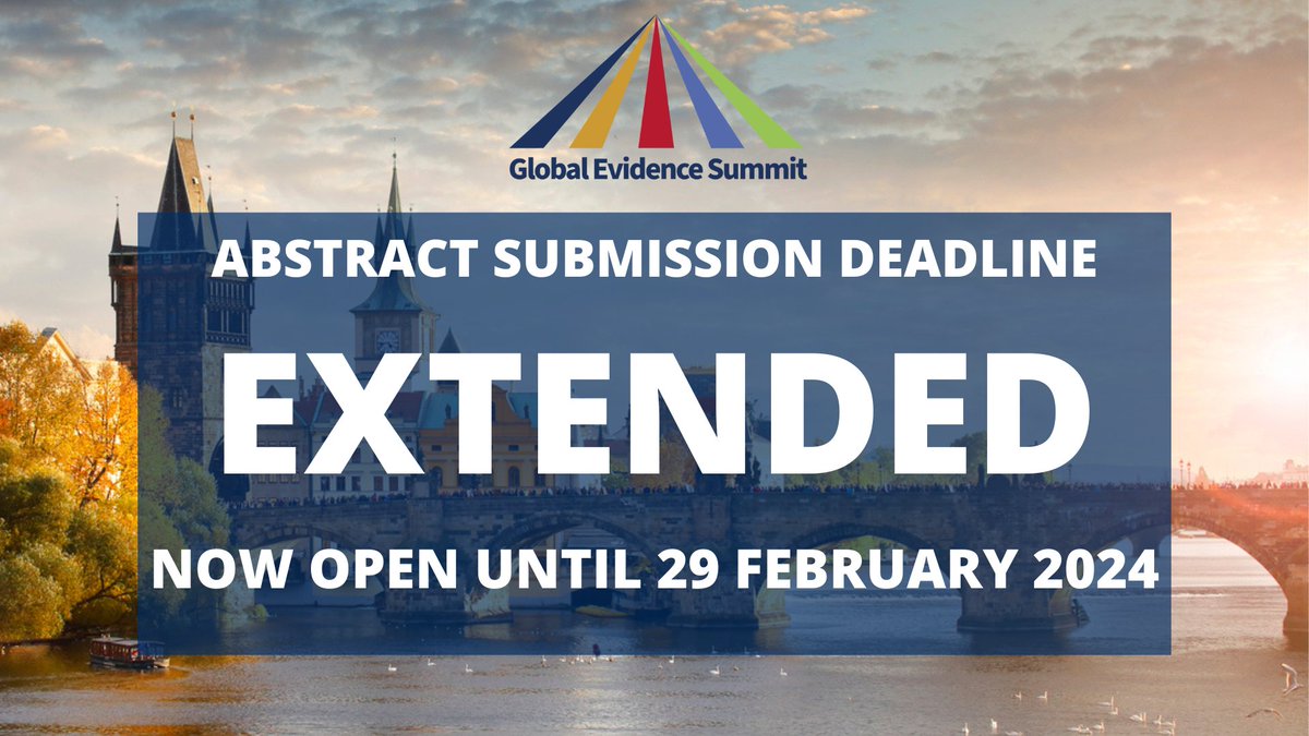 📢There's an extension to this year’s abstract and workshop submission process. The closing date for submissions will now be 29 February - all other key dates will remain unchanged. Get your submissions in now - we're looking forward to reviewing them! #GES2024