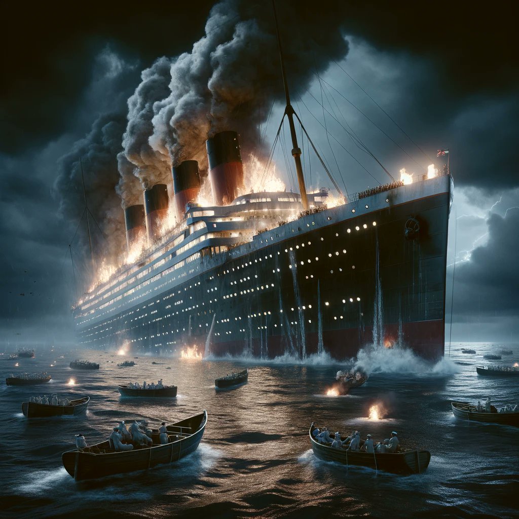 🚨 RUMORS ARE CIRCULATING THAT THEY SUNK THE TITANIC TO KILL THE POWERFUL MEN ON BOARD WHO OPPOSED A CENTRAL BANK 🚨