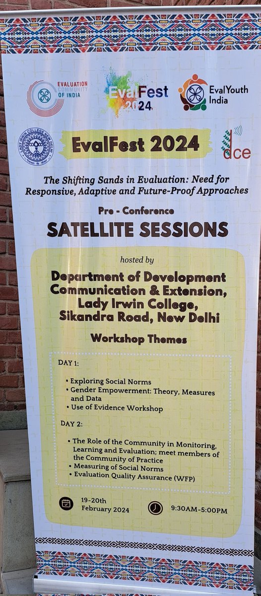 Campbell South Asia organising workshop on Use of Evidence today at Lady Irwin College #EvalFest2024 @asia_campbell