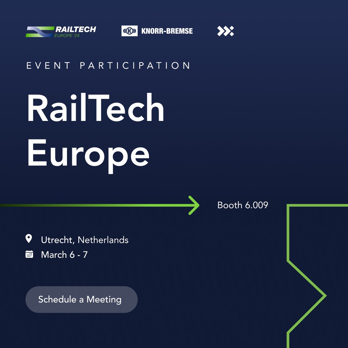 We're joining Knorr-Bremse at RailTech.

Stop by booth 6.009 to explore Nexxiot's #assetintelligence solutions, bringing real-time visibility across the 🌎 supply chain.

🔗 Learn more &amp; secure your seat: lnkd.in/eAh6UBPH

#RTE2024