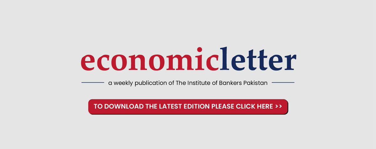 The Institute of Bankers Pakistan (@ibponline) on Twitter photo Weekly Economic Letter is available on the IBP Website!
WEEKLY ECONOMIC LETTER | ISSUE 07 | FEBRUARY 16, 2024.
URL: ibp.org.pk/.../2024/02/WEโฆ
๐๐ผ๐ฟ ๐๐ฎ๐๐ฒ๐๐ ๐จ๐ฝ๐ฑ๐ฎ๐๐ฒ๐ ๐๐ผ๐น๐น๐ผ๐ ๐จ๐:
๐ง๐ช๐๐ง๐ง๐๐ฅ:lnkd.in/d_K-Z8sn
๐๐ก๐ฆ๐ง๐๐๐ฅ๐๐ :lnkd.in/d4DmvCZG Weekly Economic Letter is available on the IBP Website!
WEEKLY ECONOMIC LETTER | ISSUE 07 | FEBRUARY 16, 2024.
URL: ibp.org.pk/.../2024/02/WEโฆ
๐๐ผ๐ฟ ๐๐ฎ๐๐ฒ๐๐ ๐จ๐ฝ๐ฑ๐ฎ๐๐ฒ๐ ๐๐ผ๐น๐น๐ผ๐ ๐จ๐:
๐ง๐ช๐๐ง๐ง๐๐ฅ:lnkd.in/d_K-Z8sn
๐๐ก๐ฆ๐ง๐๐๐ฅ๐๐ :lnkd.in/d4DmvCZG