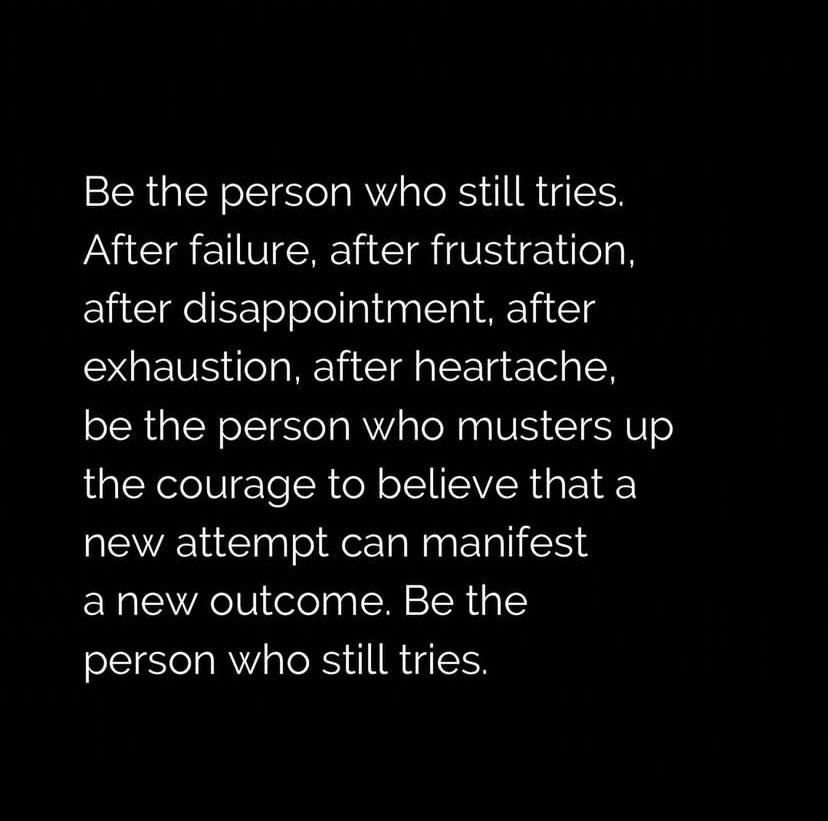 This one is for all the folks out there still trying. Stay the course. 🤙 #mondaymotivation
