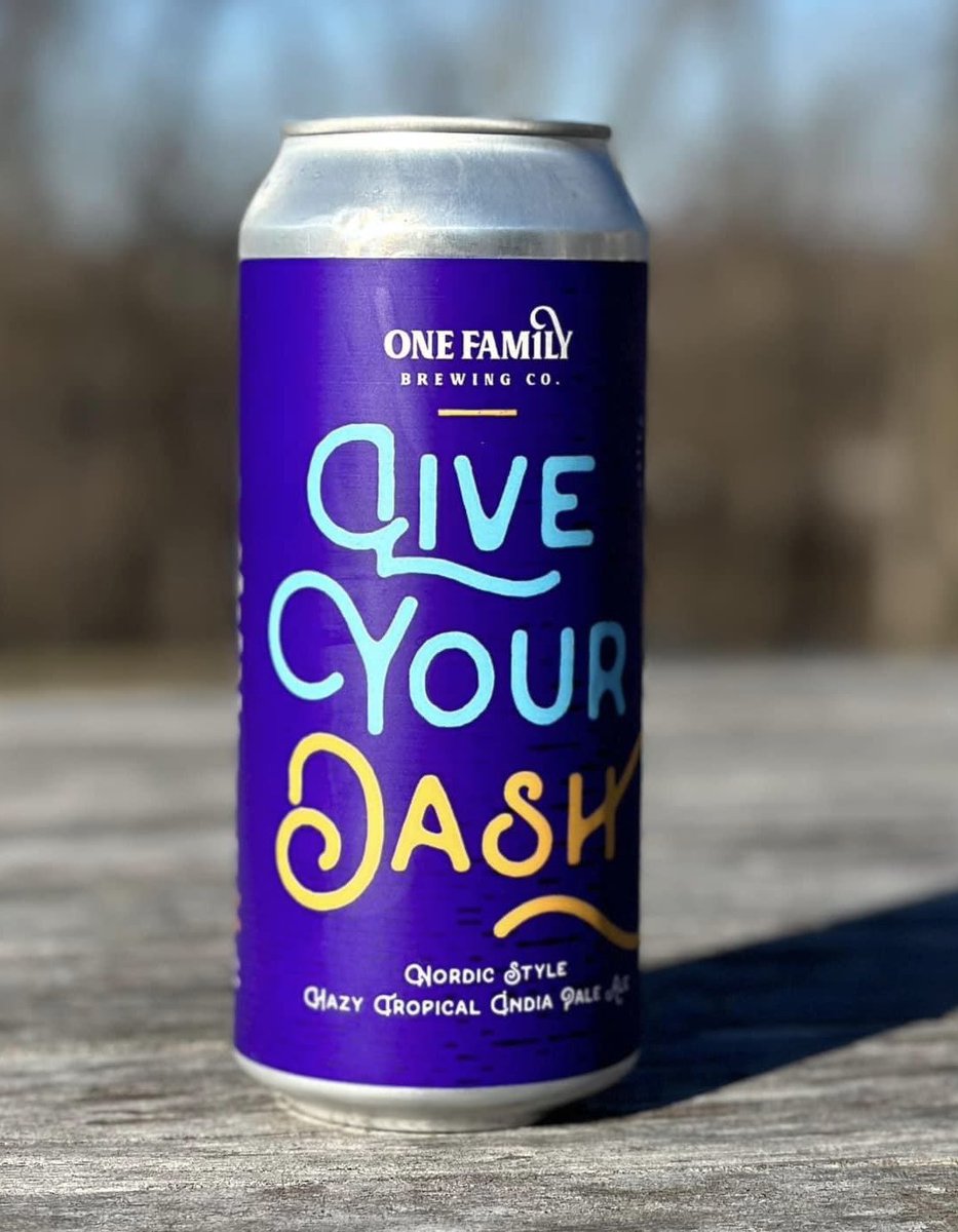 Live Your Dash IPA releases today! 6.2% ABV Tropical, Orange, Smooth #CraftBeer dedicated to life! The Dash represents the dash on your headstone. How have you lived your life while you’re here? #LiveYourDash #OneFamilyBrewing #VACraftBeer #Lovettsville #Virginia