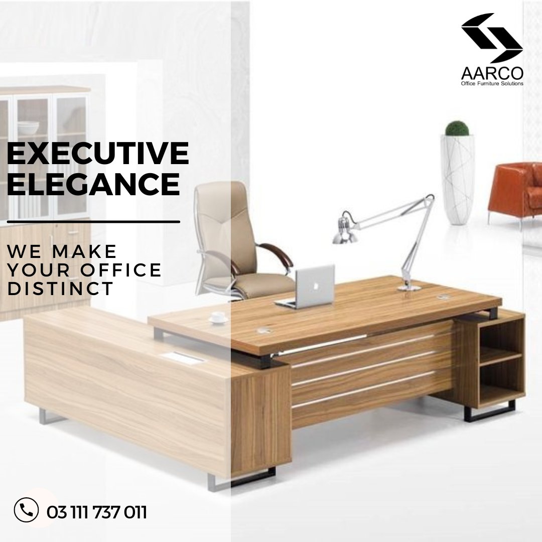 Elevate your workspace with unmatched sophistication. Our Executive Table – where style meets productivity.
#ExecutiveTable #OfficeFurniture #Workspace #ProductiveWorkspace #Executive #OfficeDesign #ModernOffice #ExecutiveWorkspace #OfficeUpgrade #QaziFaezIsa #WeatherUpdate