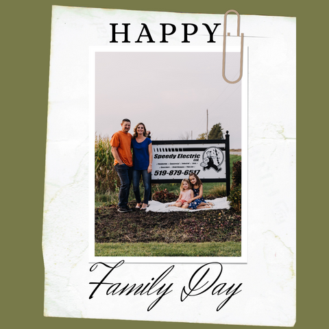 Happy Family Day! From our family to yours we wish a day of laughter and love! 

*Please note we are closed for the holiday*

#familyday #holiday #smallbusiness #supportlocal #therewhenyouneedus