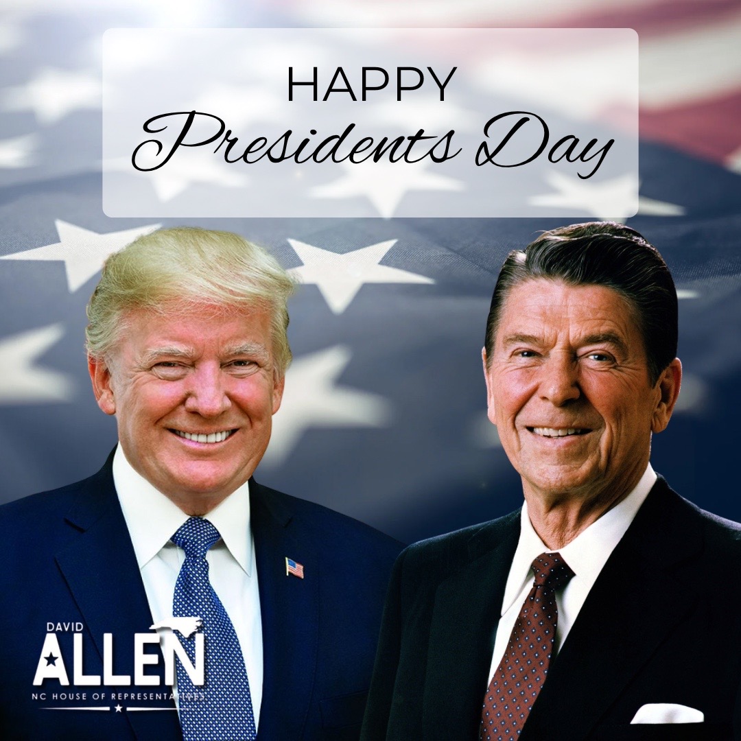 🇺🇸 Happy Presidents Day! 🇺🇸 

#ncga #ncpol #ncgop #allenfornchouse #clevelandcountync #rutherfordcountync #nchouse111 #presidentsday #presidentsday24