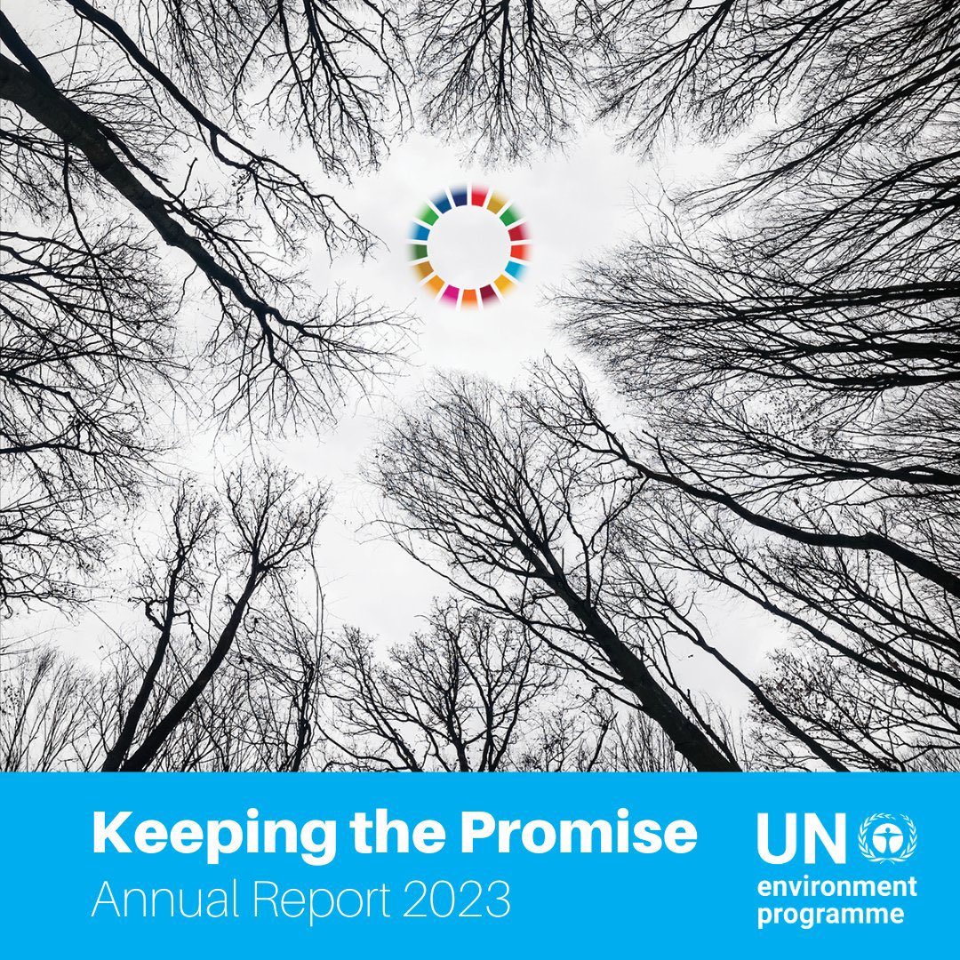 2023 saw the world break all the wrong environment records. And why @UNEP's commitment to solve the triple planetary crisis has never been more important. Our annual report looks back at how our work supported climate, nature & pollution action in 2023: unep.org/annualreport/