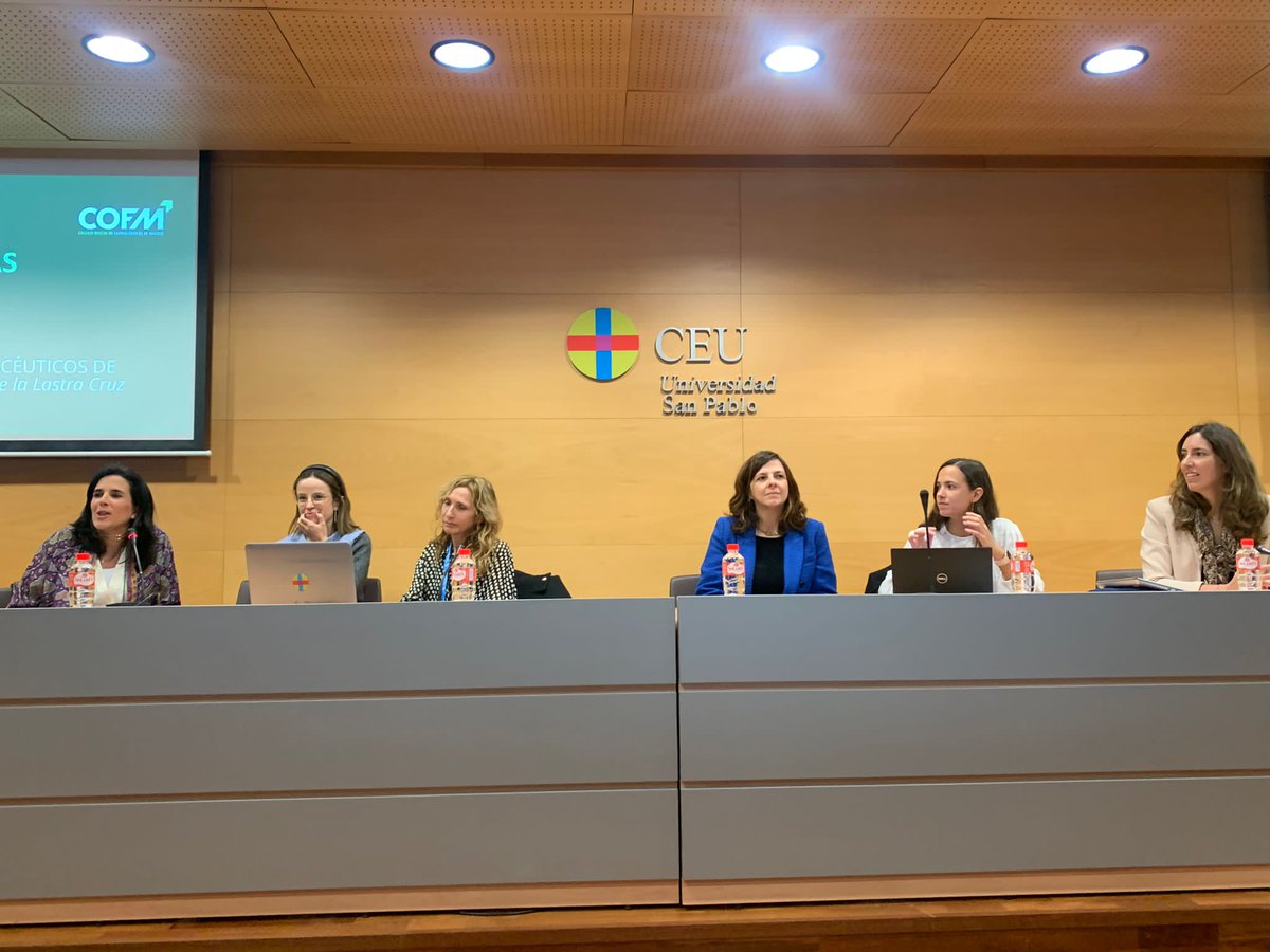 ➡️Lucía Díez de la Lastra, responsable de Canales de Formación del #COFM, ha participado este lunes en unas jornadas sobre salidas profesionales de la <a href="/USPCEU/">Universidad CEU San Pablo</a>.

✅Durante su intervención, ha explicado a los futuros egresados todo lo que el colegio puede ofrecerles.