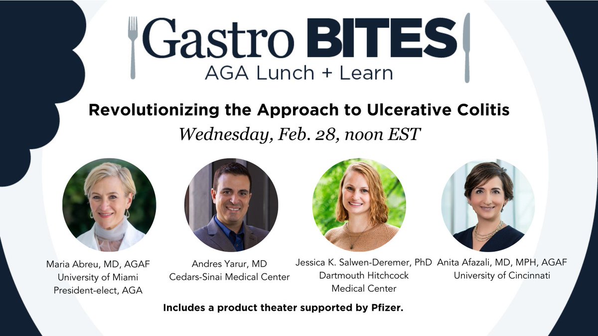 🔬 Exciting learning opportunity! Learn about an @Pfizer FDA-approved treatment for ulcerative colitis at our free webinar on Feb. 28, 12-1 p.m. EST. @IBD_Afzali will review clinical data & more. Register now: ow.ly/t7PY50QzhAF #UlcerativeColitis #IBD #CCCongress2024