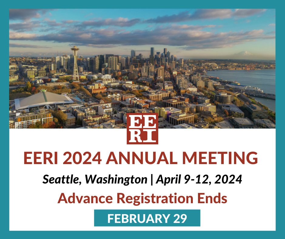 Register by February 29 to get the best rates and secure your spot in workshops and the reconnaissance field exercise at the EERI 2024AM in Seattle, Washington. For registration,  please follow the link: ow.ly/ux4a50QCf5C