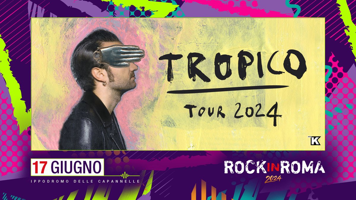 Tropico, apprezzato e premiato songwriter, è anche uno dei migliori performer dal vivo. Quest'estate porterà sul palco il suo ultimo e apprezzatissimo album “Chiamami quando la magia finisce” 17 GIUGNO 2024 | #Tropico @ Rock in Roma 📍 Ippodromo delle Capannelle 🎟️su Ticketone