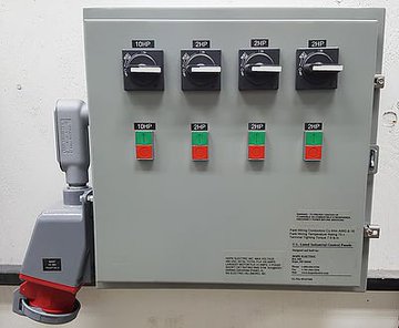 HopeElectric's tweet photo. This UL listed panel is being used to control (4) different horsepower bin unload augers. Anything you want controlled can be custom built/wired. #ag https://t.co/mCYKFUqBdp