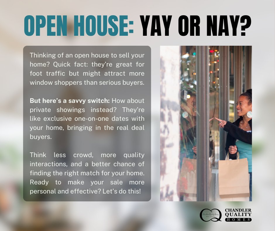 Say goodbye to window shoppers and hello to serious buyers with quality interactions tailored just for your property. Ready to find the perfect match? Let's make it happen! 🔑✨

#HomeSellingTips #PrivateShowings #RealEstateAdvice #QualityOverQuantity #SellSmart #RealEstateTalk