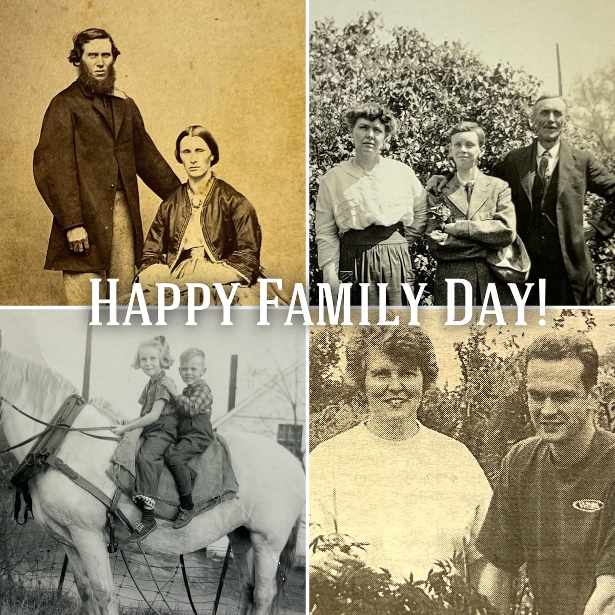 Jeff Beattie (@jeffbeattie2014) on Twitter photo Spent Family Day digging through the archives. Some Great-Great & Great-Grandparents with my Grandfather at a young age. 
Plus - my mom & uncle on a horse. Wait, we had a horse?
And Mom & I from the 90’s. Wait, I had hair?
Go make some memories today! Enjoy Family Day. Spent Family Day digging through the archives. Some Great-Great & Great-Grandparents with my Grandfather at a young age. 
Plus - my mom & uncle on a horse. Wait, we had a horse?
And Mom & I from the 90’s. Wait, I had hair?
Go make some memories today! Enjoy Family Day.