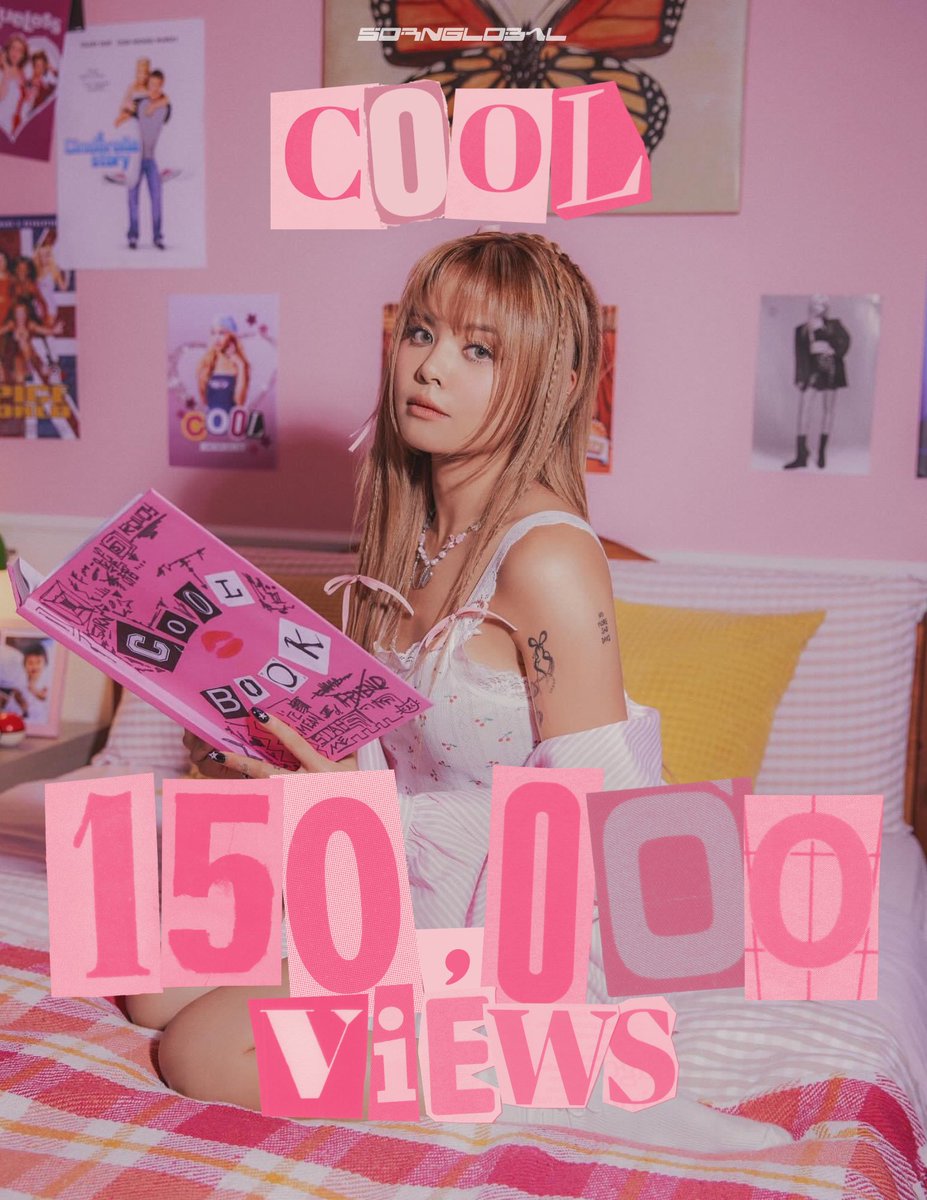 ‘Cool’ hit 150,000 views on YouTube 💌 @sssorn_clc #SORN #손 #ชลนสร #CLC @signedbywild