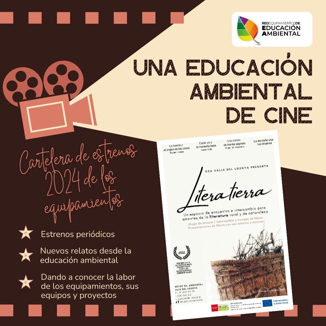 📽️🎞️ Los equipamientos y los profesionales de la Educación Ambiental estamos continuamente innovando y buscando nuevas narrativas ecosociales. Os invitamos a descubrir nuestra cartelera de cine 🎬 donde encontraréis un programa de lujo para distintos públicos.