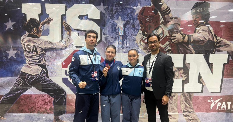 CDAG_Guatemala's tweet photo. 🥇💙Medalla de oro y reconocimiento a mejor entrenador fueron parte de los logros obtenidos por el taekwondo guatemalteco en el Abierto de Estados Unidos 🥋

Lee la nota 👉🔗 https://t.co/HHNGgLlfFD

#PasiónPorGuatemala #Taekwondo #Guatemala #USOpen2024 @TKDGuatemala